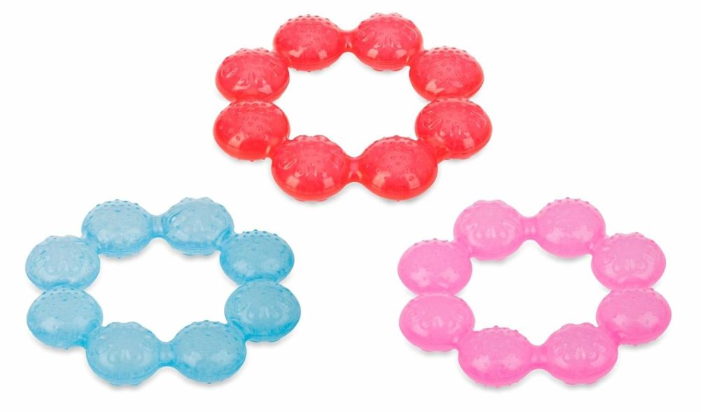 Icybite Soother Ring Teether  Colors May Vary  1 Count  |  Teethers All Toys Colors May Vary