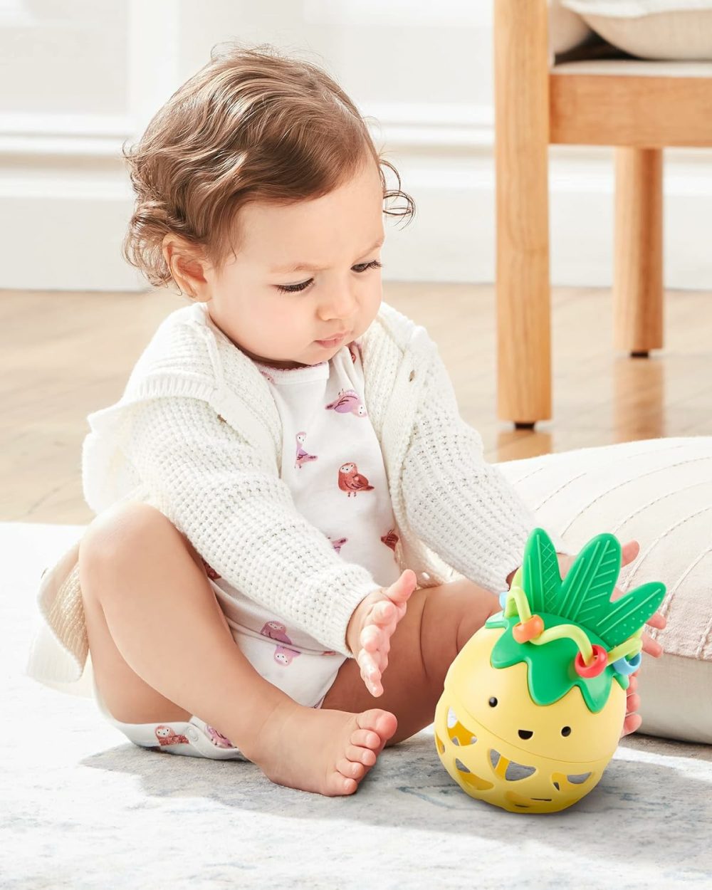 Infant Rattle Toy  Pineapple Rattle Toy For Babies  |  Rattles & Plush Rings All Toys Pineapple