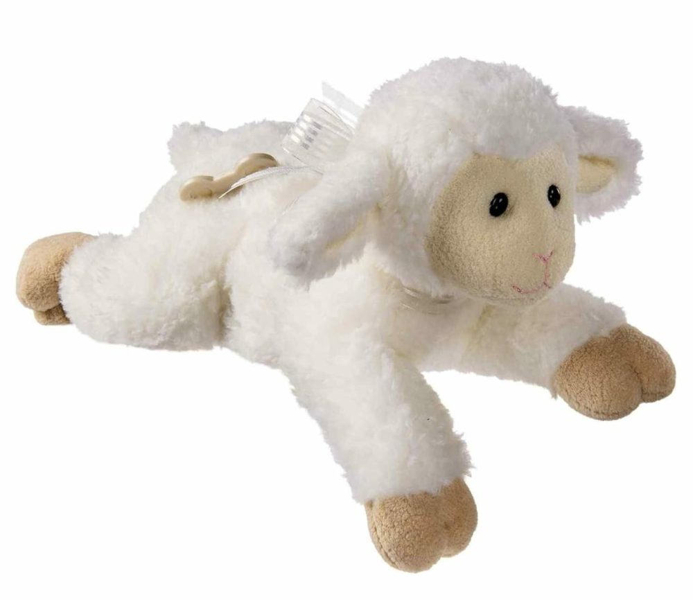 Inspirational Wind-Up Musical Lamb Soft Toy  Jesus Loves Me  |  Musical Toys All Toys