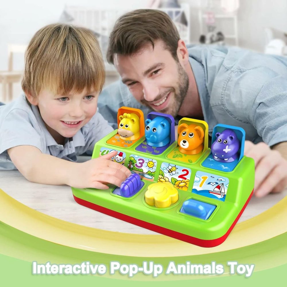 Interactive Pop Up Toy With Music & Sound  Cause And Effect Toys For 1 Year Old & 9-12-18 Months Baby  Girls & Boys  Light Up Learning Toy For Age1-2 Gift For Infants  |  Musical Toys All Toys