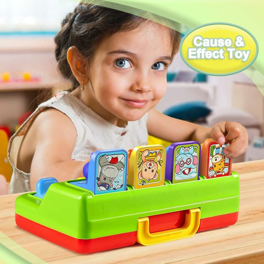 Interactive Pop Up Toy With Music & Sound  Cause And Effect Toys For 1 Year Old & 9-12-18 Months Baby  Girls & Boys  Light Up Learning Toy For Age1-2 Gift For Infants  |  Musical Toys All Toys