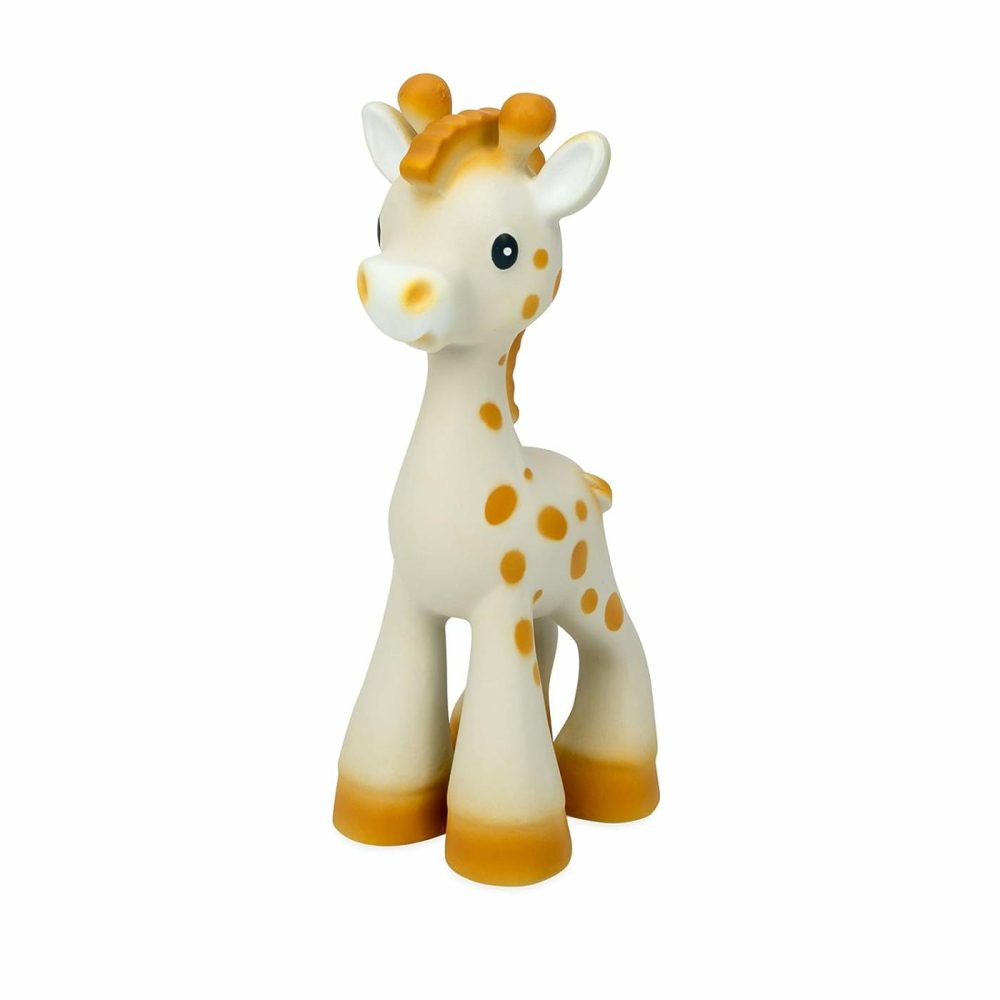 Jackie The Giraffe Super Soft Teether Toy With Squeaker  100% Natural Rubber  |  Teethers All Toys Teethers