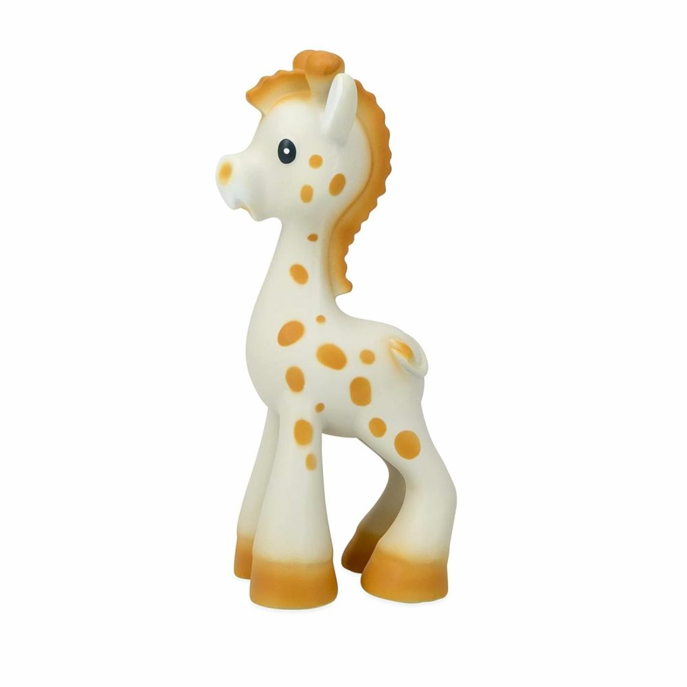 Jackie The Giraffe Super Soft Teether Toy With Squeaker  100% Natural Rubber  |  Teethers All Toys Teethers