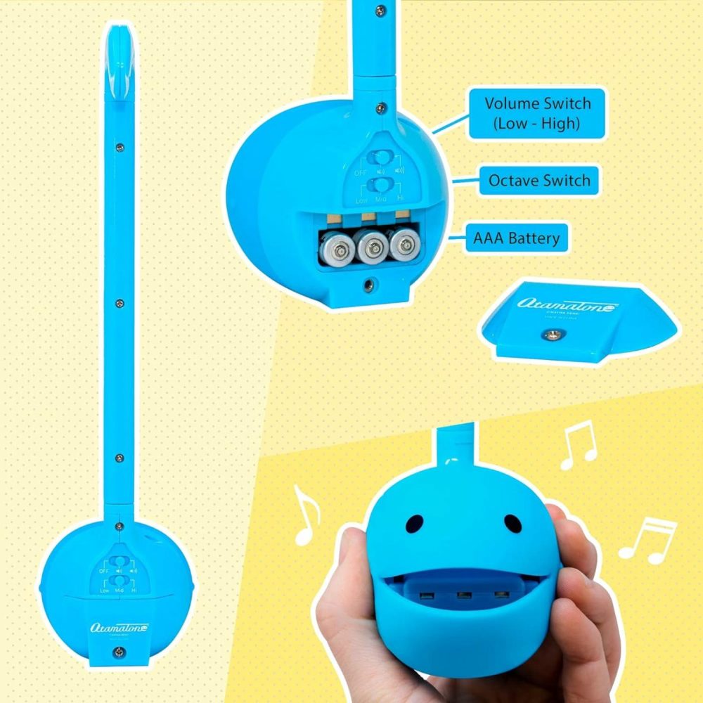 Japanese Electronic Musical Instrument Portable Music Synthesizer From Japan By Maywa Denki Studio  Award Winning  Educational Fun Gift For Children  Teens & Adults – Blue  |  Musical Toys All Toys Blue