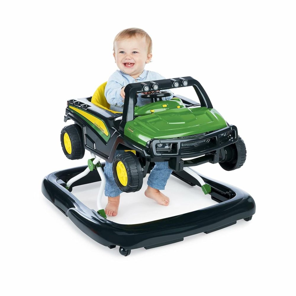 John Deere 4-In-1 Gator Green Baby Activity Center & Push Walker With Removable Interactive Steering Wheel Toy  6 Months And Up  |  Push & Pull Toys All Toys Push & Pull Toys