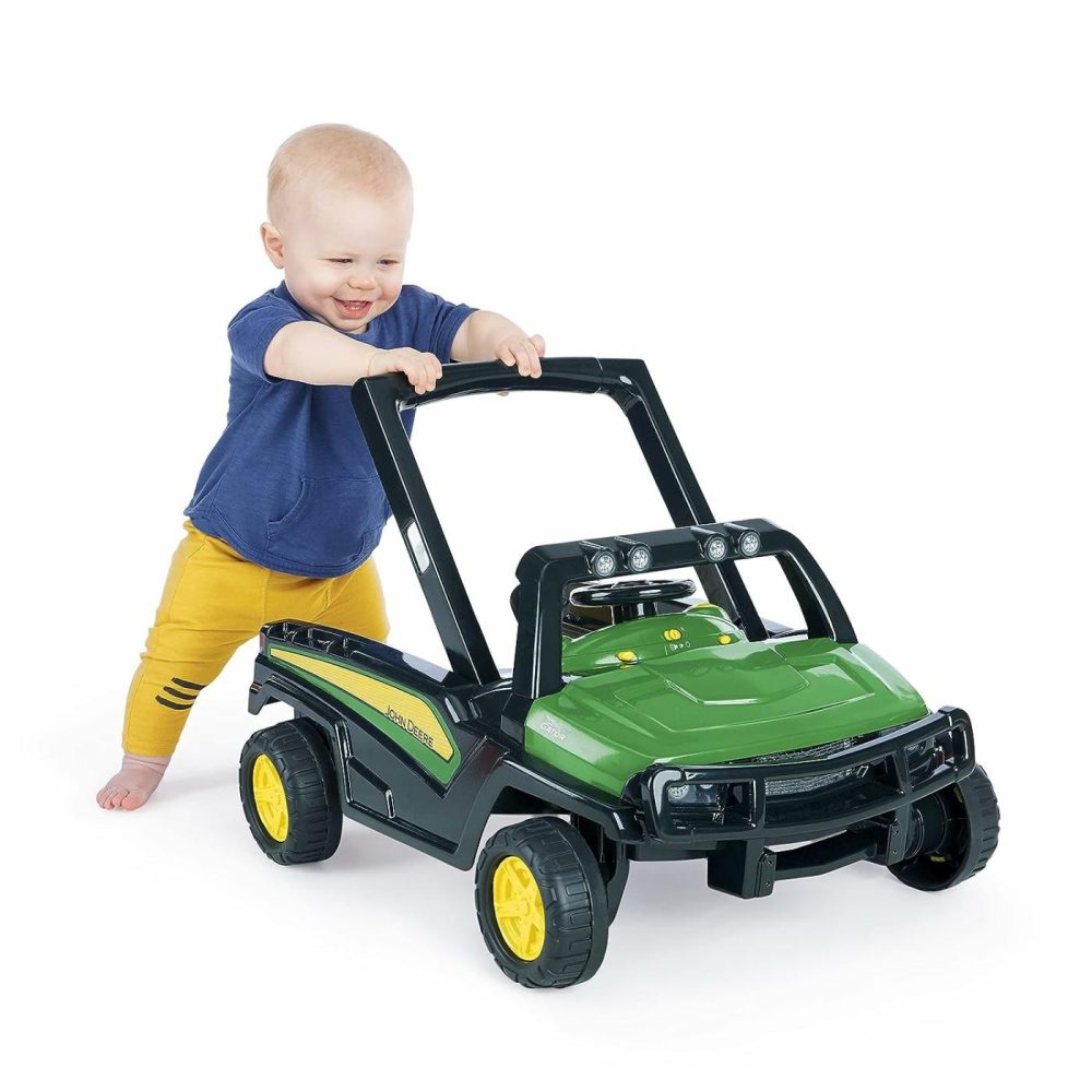 John Deere 4-In-1 Gator Green Baby Activity Center & Push Walker With Removable Interactive Steering Wheel Toy  6 Months And Up  |  Push & Pull Toys All Toys Push & Pull Toys