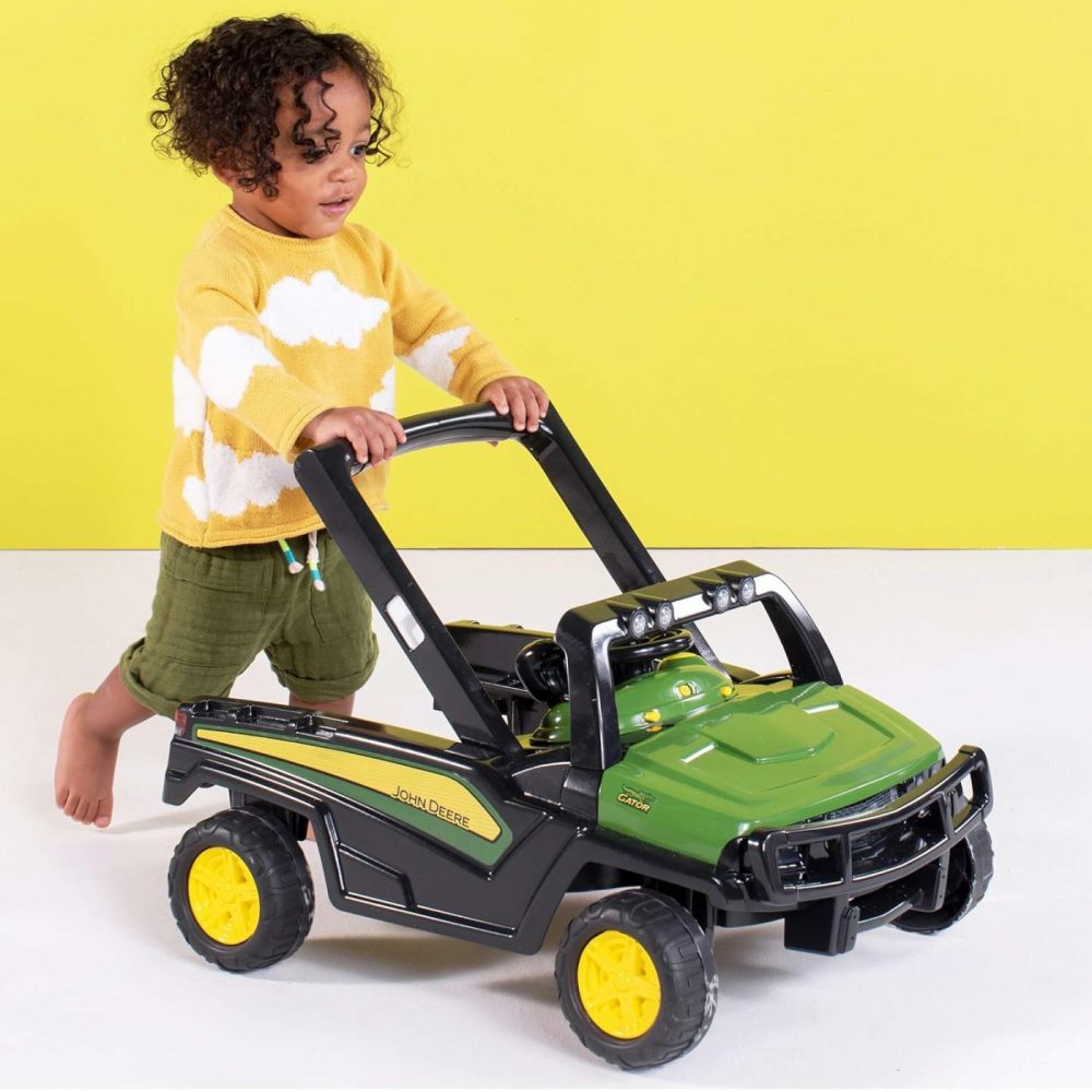 John Deere 4-In-1 Gator Green Baby Activity Center & Push Walker With Removable Interactive Steering Wheel Toy  6 Months And Up  |  Push & Pull Toys All Toys Push & Pull Toys