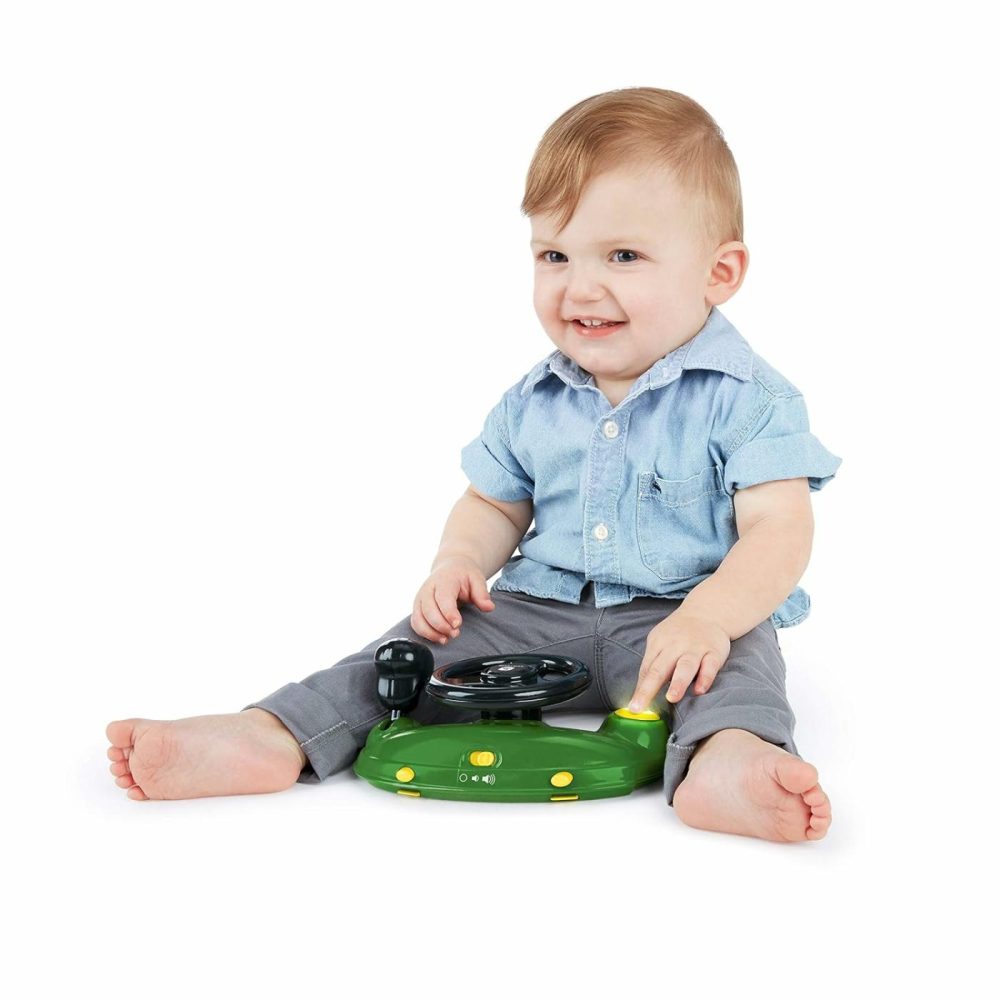 John Deere 4-In-1 Gator Green Baby Activity Center & Push Walker With Removable Interactive Steering Wheel Toy  6 Months And Up  |  Push & Pull Toys All Toys Push & Pull Toys