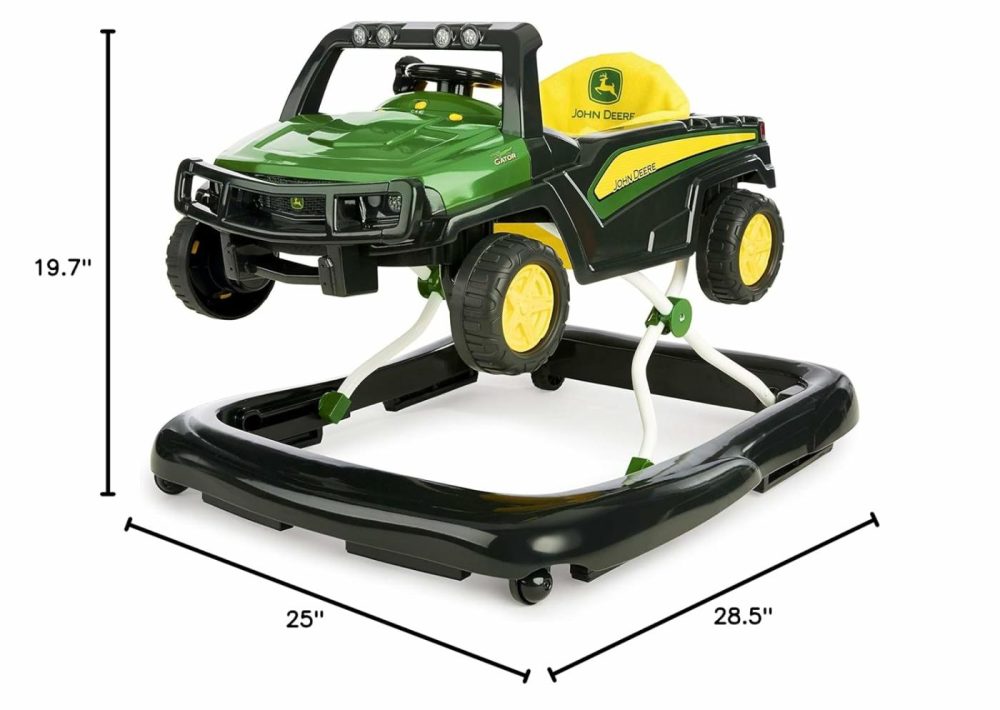 John Deere 4-In-1 Gator Green Baby Activity Center & Push Walker With Removable Interactive Steering Wheel Toy  6 Months And Up  |  Push & Pull Toys All Toys Push & Pull Toys