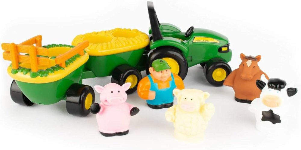 John Deere Animal Sounds Hayride Musical Tractor Toy – Musical Hayride Toddler Toys – Includes Farmer Figure  Tractor  And 4 Farm Animals – Toddler Music Toys – Ages 12 Months And Up  |  Musical Toys All Toys