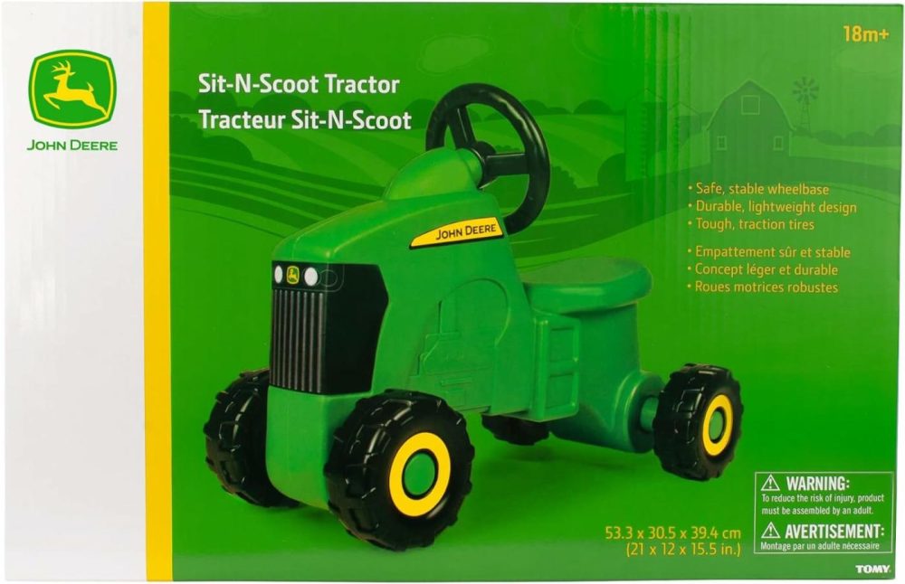 John Deere Sit ‘N Scoot Activity Tractor Toy – Foot To Floor Kids Ride On Toys – John Deere Tractor Toys For Toddlers – 20 X 9.8 X 16.15 Inches – Green – Ages 2 Years And Up  |  Push & Pull Toys All Toys Push & Pull Toys