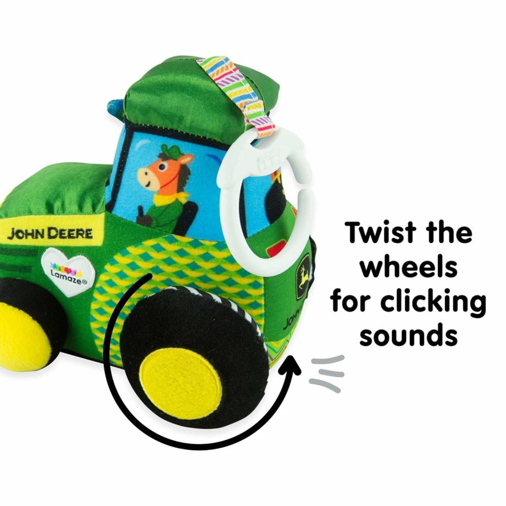 John Deere Tractor Car Seat And Stroller Toy – Soft Baby Hanging Toys – Baby Crinkle Toys With High Contrast Colors – Baby Travel Toys Ages 0 Months And Up  |  Car Seat & Stroller Toys All Toys Car Seat & Stroller Toys