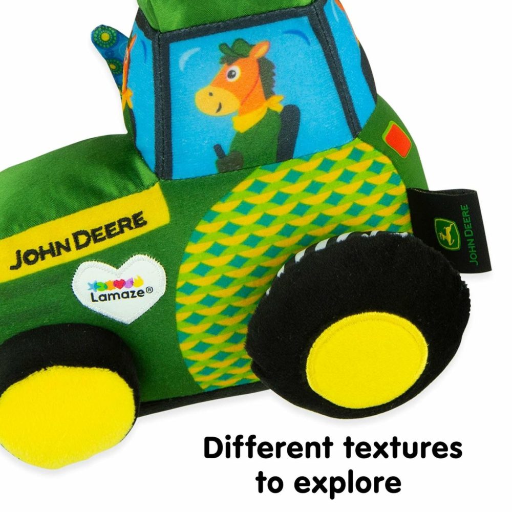 John Deere Tractor Car Seat And Stroller Toy – Soft Baby Hanging Toys – Baby Crinkle Toys With High Contrast Colors – Baby Travel Toys Ages 0 Months And Up  |  Car Seat & Stroller Toys All Toys Car Seat & Stroller Toys