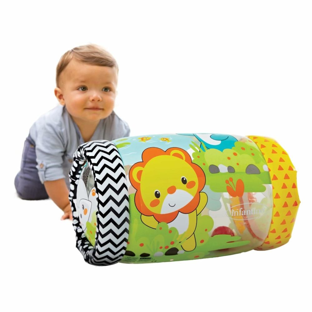 Jungle Peek & Roll – Encourages Crawling  Inflatable Activity Toy With Bouncing Balls Inside  Fun & Friendly Animal Characters  Helps Gross Motor Skill Development  For Babies 6M+  |  Balls All Toys Balls