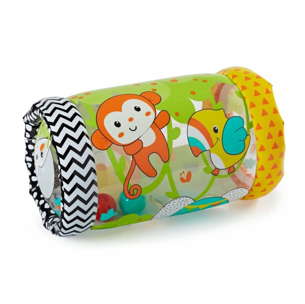 Jungle Peek & Roll – Encourages Crawling  Inflatable Activity Toy With Bouncing Balls Inside  Fun & Friendly Animal Characters  Helps Gross Motor Skill Development  For Babies 6M+  |  Balls All Toys Balls