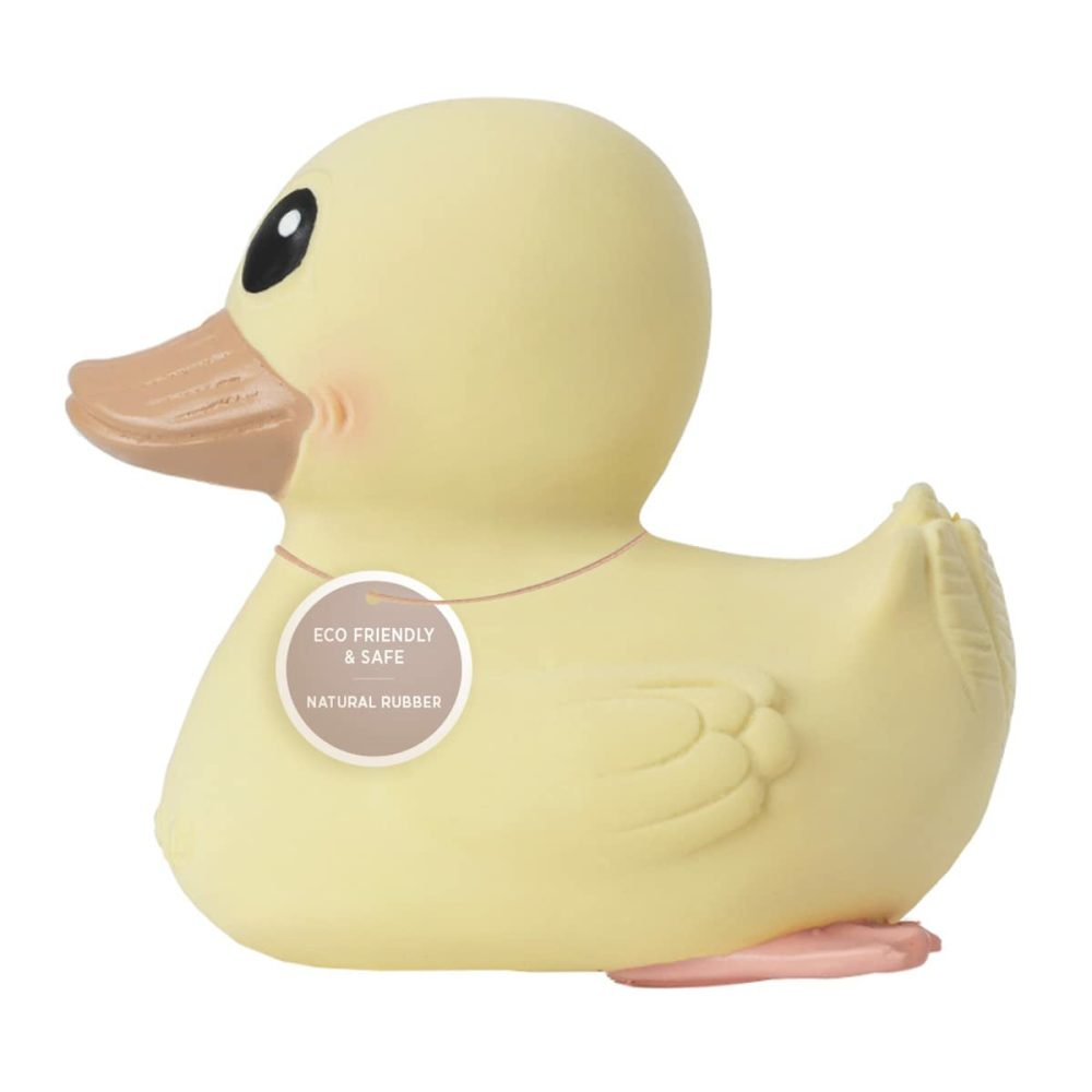 Kawan Mini Rubber Duck – 100% Natural Rubber Baby Bath Toy – Eco Friendly  Perfect For Playing  Teething  And Bathing – Mold Free Bath Toys – Eggnog  |  Bath Toys All Toys Bath Toys