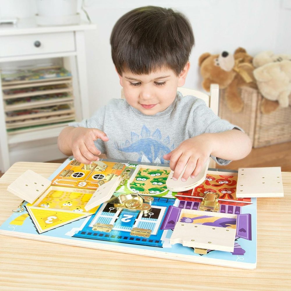 Latches Wooden Activity Board  |  Early Development & Activity Toys All Toys Early Development & Activity Toys