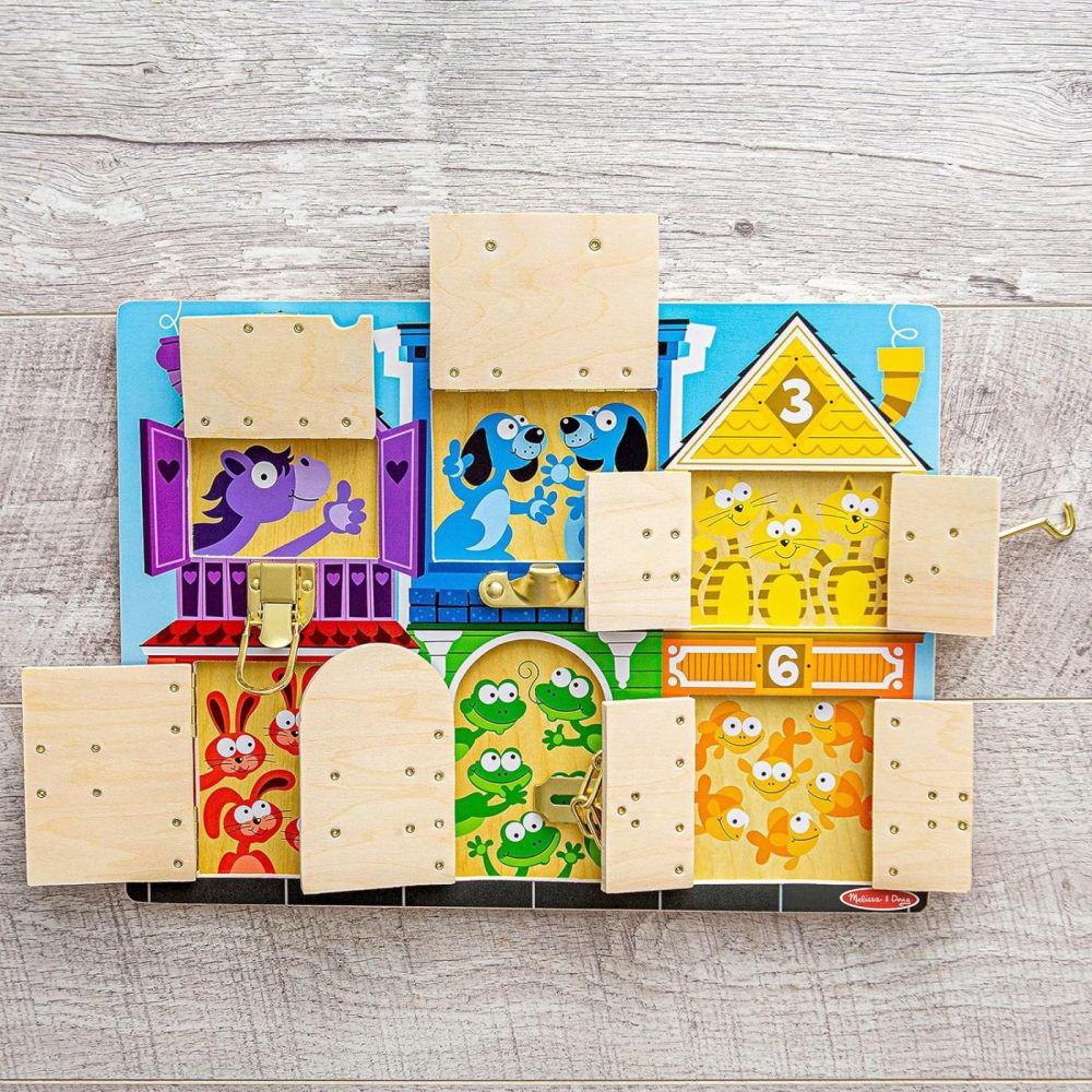 Latches Wooden Activity Board  |  Early Development & Activity Toys All Toys Early Development & Activity Toys