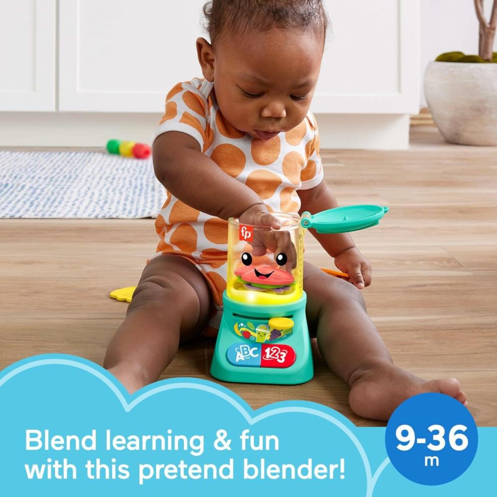 Laugh & Learn Baby & Toddler Toy Counting & Colors Smoothie Maker Pretend Blender With Music & Lights For Ages 9+ Months  |  Electronic Early Development Toys All Toys Electronic Early Development Toys