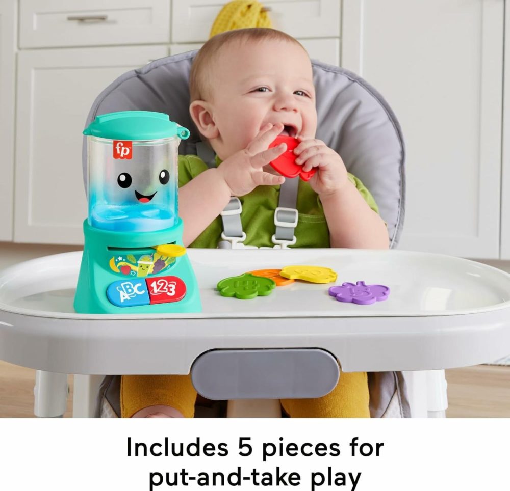 Laugh & Learn Baby & Toddler Toy Counting & Colors Smoothie Maker Pretend Blender With Music & Lights For Ages 9+ Months  |  Electronic Early Development Toys All Toys Electronic Early Development Toys