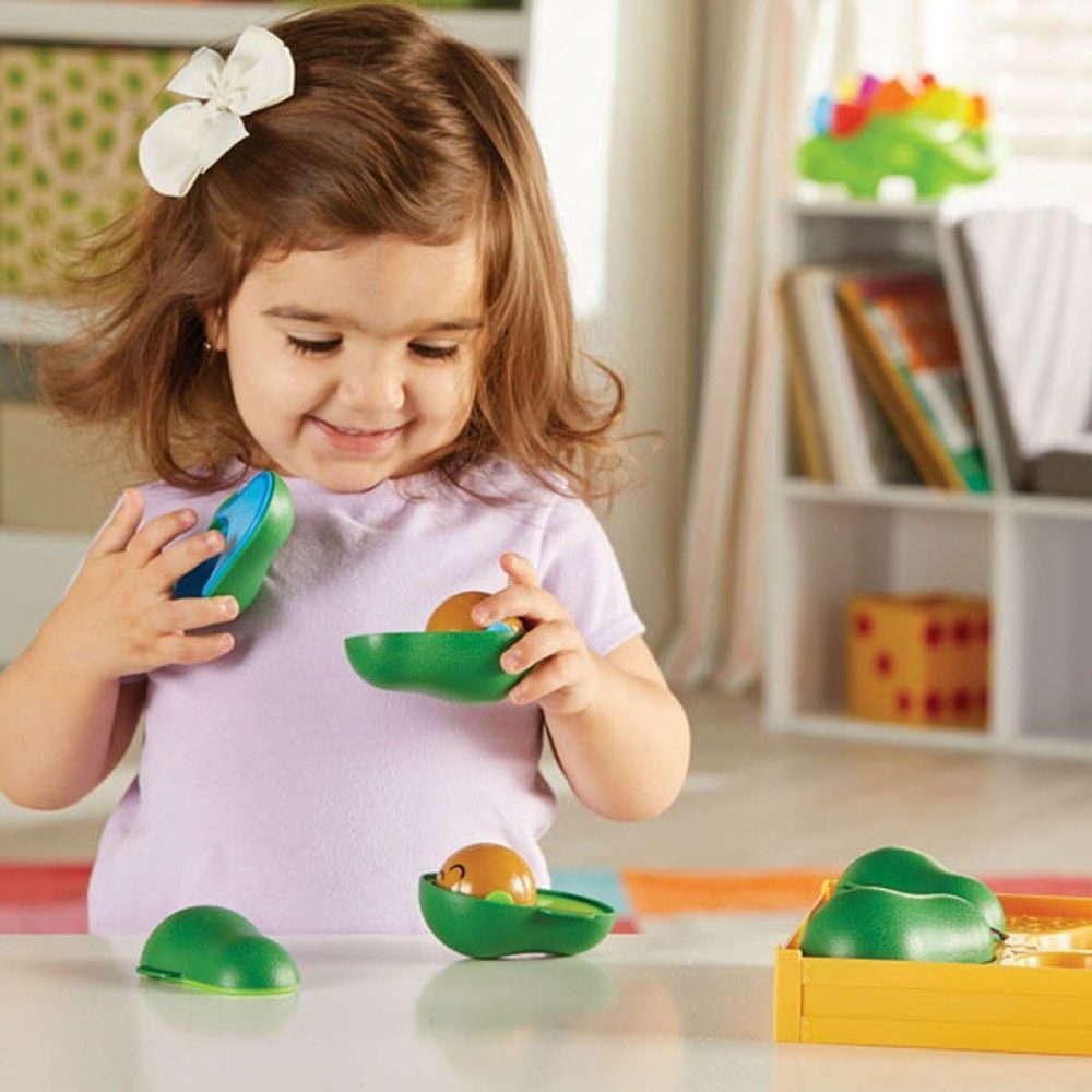 Learn-A-Lot Avocados – 9 Pieces  Ages 18+ Months Toddler Social Emotional Learning Toys  Develops Fine Motor Skills  Toddler Learning Toys  |  Sorting & Stacking Toys All Toys Sorting & Stacking Toys