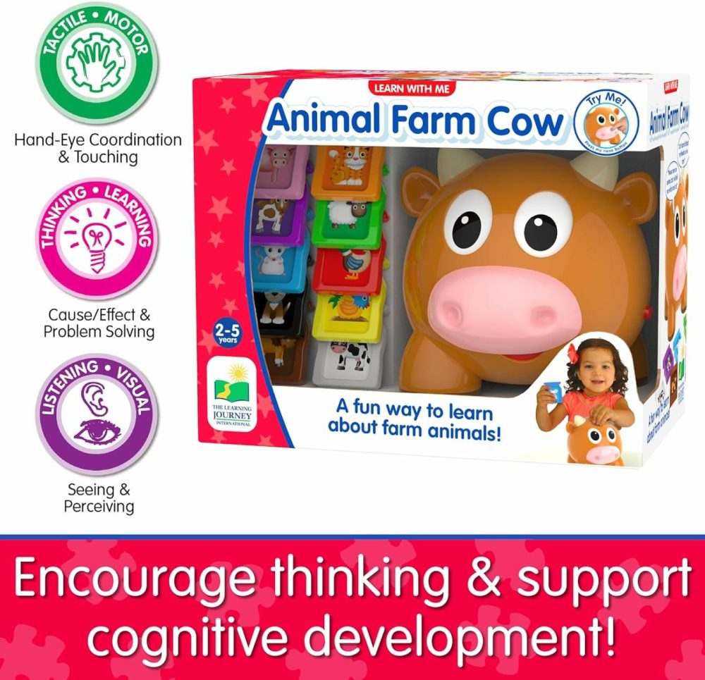 : Learn With Me – Animal Farm – Teaching Toddler Educational Playset – Counting And Sorting – Preschool Learning Toys & Gifts For Boys & Girls Ages 2-5 Years  |  Sorting & Stacking Toys All Toys Sorting & Stacking Toys