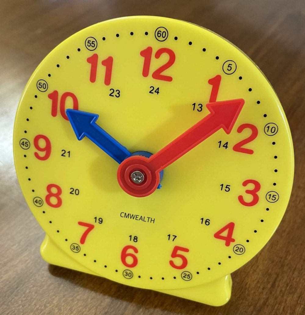 Learning Clock For Kids  Student Learning Clocks Teaching Time 12/24 Hours Geared Clock 4+Years Seller  |  Teaching Clocks All Toys Teaching Clocks