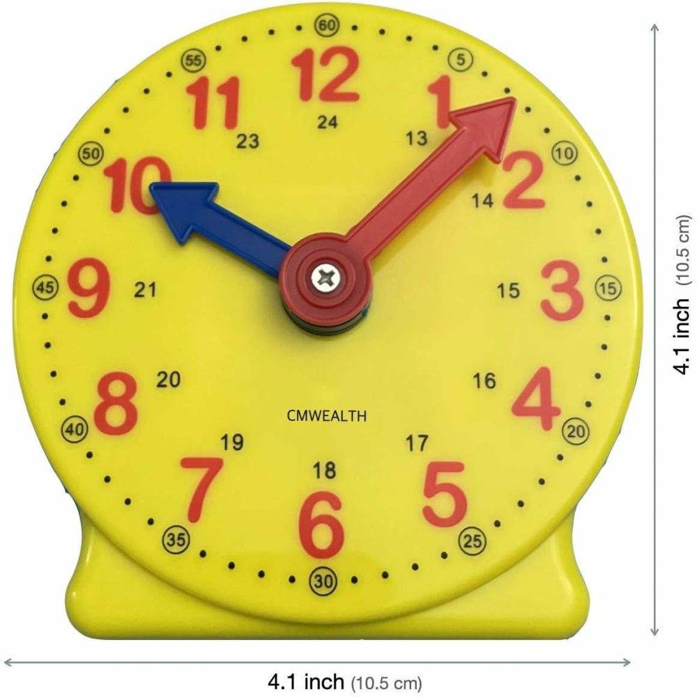 Learning Clock For Kids  Student Learning Clocks Teaching Time 12/24 Hours Geared Clock 4+Years Seller  |  Teaching Clocks All Toys Teaching Clocks