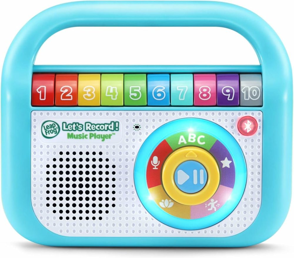 Let’s Record Music Player  Teal  |  Musical Toys All Toys Teal