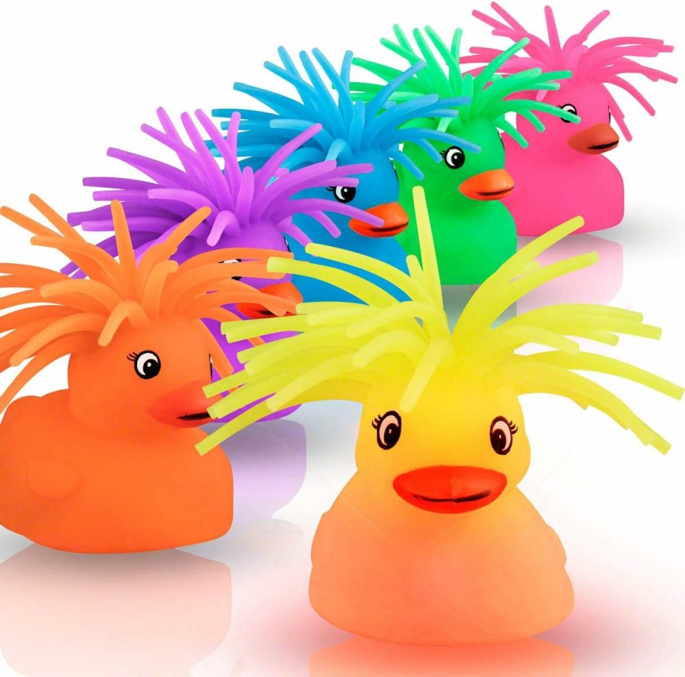 Light Up Funky Flashing Disco Duck (Set Of 6)  |  Bath Toys All Toys Bath Toys