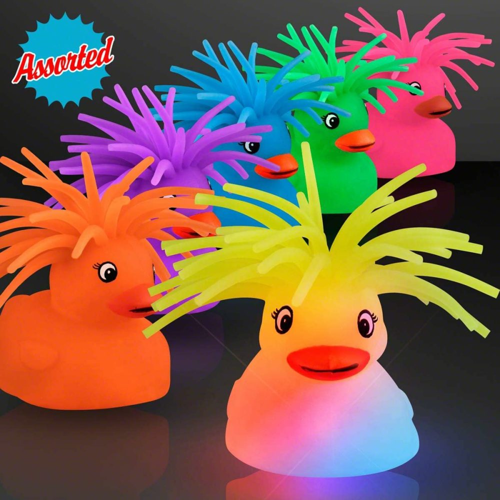 Light Up Funky Flashing Disco Duck (Set Of 6)  |  Bath Toys All Toys Bath Toys