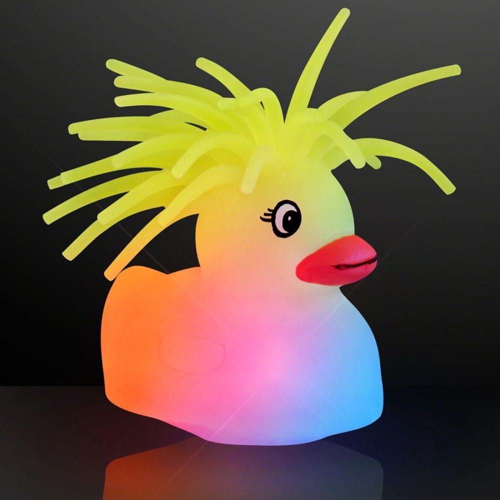 Light Up Funky Flashing Disco Duck (Set Of 6)  |  Bath Toys All Toys Bath Toys