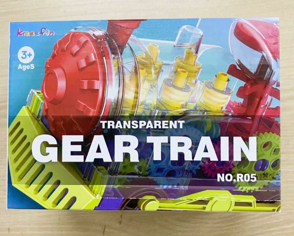 Light Up Train Toy For Toddlers: Transparent Gear Car Toy For Kids With Cool Light And Music Educational Crawling Toys For Baby Christmas Birthday Gifts For Boys And Girls  |  Musical Toys All Toys