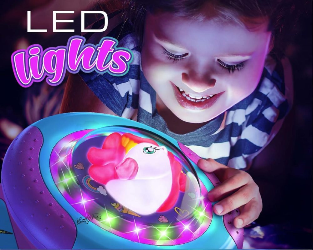 Light-Up Unicorn Twister | 360° Sit Twist And Spin  Led Lights & Music Toddler Toys Age 2  3  4  Birthday For Girl Boy 18 Months +  Kids Toy Indoor Or Outdoor For 2 Year Old  Toddler Christmas Gifts  |  Musical Toys All Toys