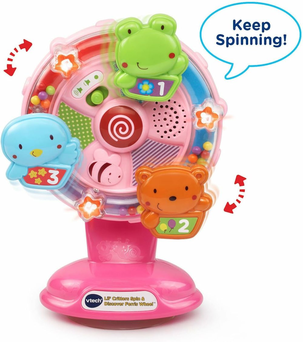 Lil’ Critters Spin And Discover Ferris Wheels  Pink  |  Musical Toys All Toys Pink