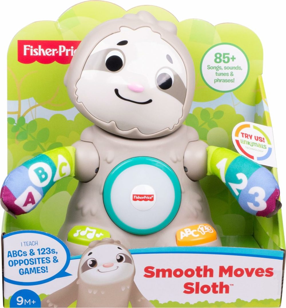 Linkimals Learning Toy Smooth Moves Sloth With Interactive Music And Lights For Infants And Toddlers  |  Musical Toys All Toys