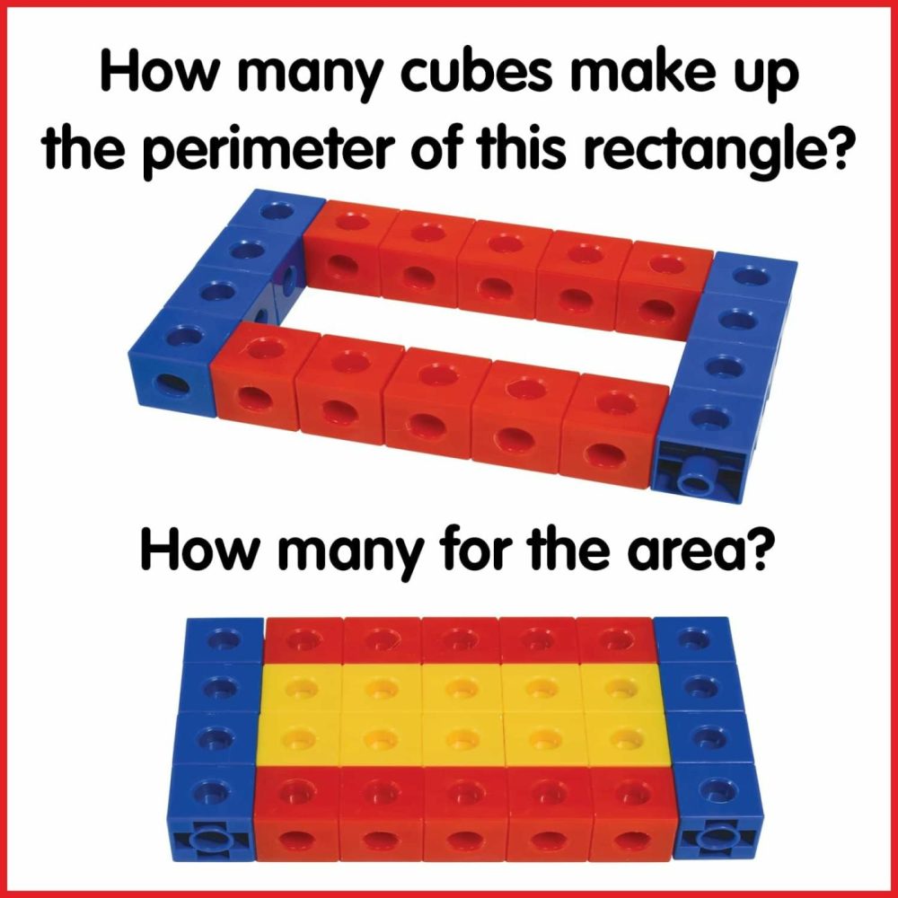 Linking Cubes – Set Of 100 – Connecting And Counting Snap Blocks For Construction And Early Math – For Preschool And Elementary Aged Kids  |  Sorting & Stacking Toys All Toys Sorting & Stacking Toys