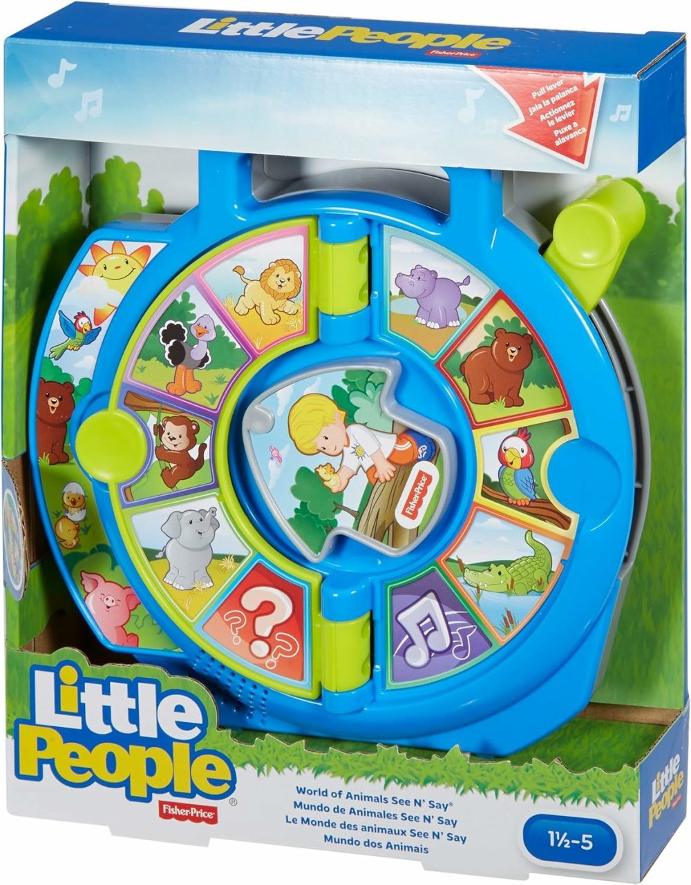 Little People Toddler Learning Toy World Of Animals See ‘N Say With Music And Sounds For Ages 18+ Months  |  Musical Toys All Toys