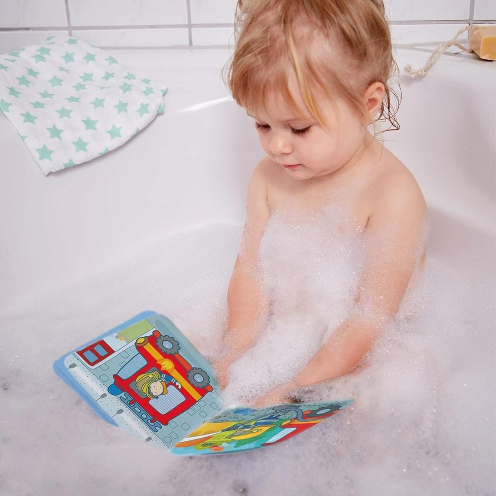 Magic Bath Book Fire Brigade – Wet The Pages To Reveal Colorful Backgrounds In Tub Or Pool  |  Bath Toys All Toys Bath Toys