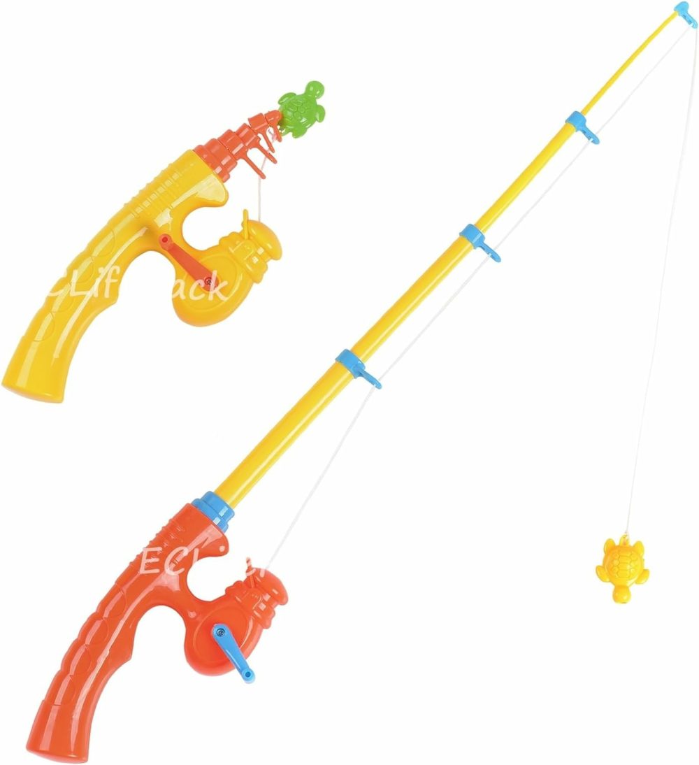 Magnetic Fishing Toy Pole 2 Pack For Replacement – No Fishes Are Included – Bathtime Carnival Toddler Education Teaching – Fishing Poles Rod (X-Large)  |  Bath Toys All Toys Bath Toys