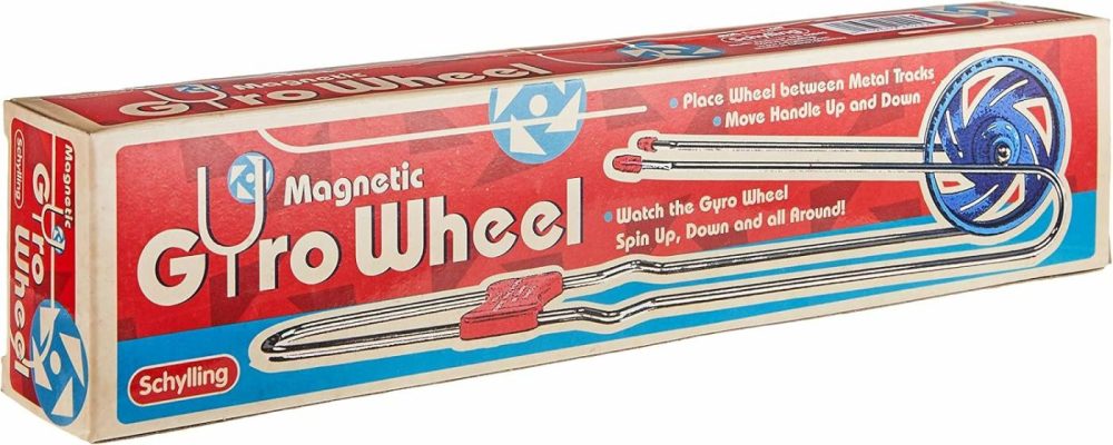 Magnetic Gyro Wheel – Retro Spinning Toy – Balancing And Mesmerizing Sensory Gadget For Kids And Adults – Ages 3 And Up – One Piece  |  Magic Kits & Accessories All Toys Magic Kits & Accessories