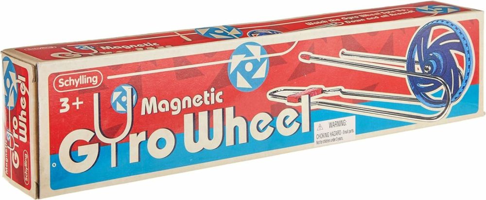 Magnetic Gyro Wheel – Retro Spinning Toy – Balancing And Mesmerizing Sensory Gadget For Kids And Adults – Ages 3 And Up – One Piece  |  Magic Kits & Accessories All Toys Magic Kits & Accessories