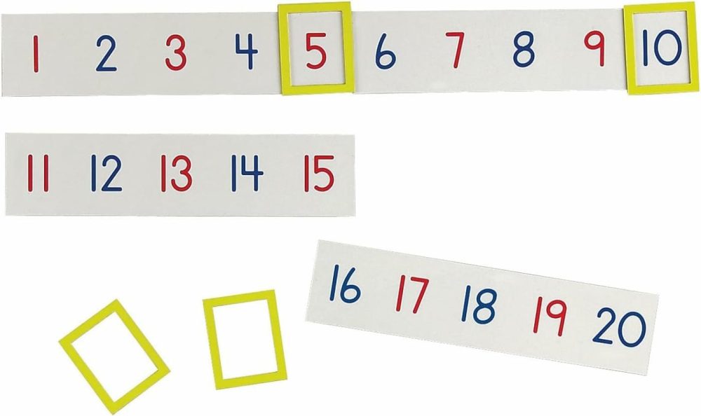 Magnetic Number Line 1-100  20 Magnets  Classroom Accessories  Teacher Aids  Sets Of 5 Magnets  |  Magnetic Letters & Words All Toys Magnetic Letters & Words