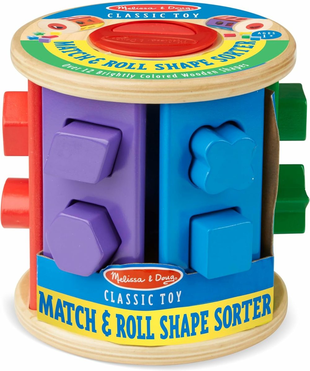 Match And Roll Shape Sorter – Classic Wooden Toy  |  Sorting & Stacking Toys All Toys Sorting & Stacking Toys