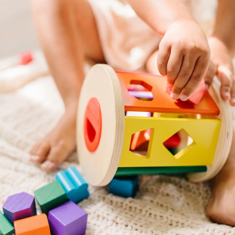 Match And Roll Shape Sorter – Classic Wooden Toy  |  Sorting & Stacking Toys All Toys Sorting & Stacking Toys