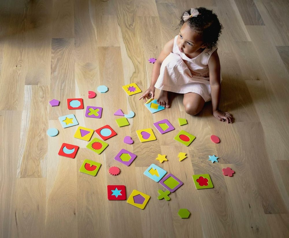 – Matching+ Wooden Sensory Shapes – Logic Puzzles – Premium Wood Construction – Flat Board Puzzle Pieces For Ages 6 And Up  |  Sorting & Stacking Toys All Toys Sorting & Stacking Toys