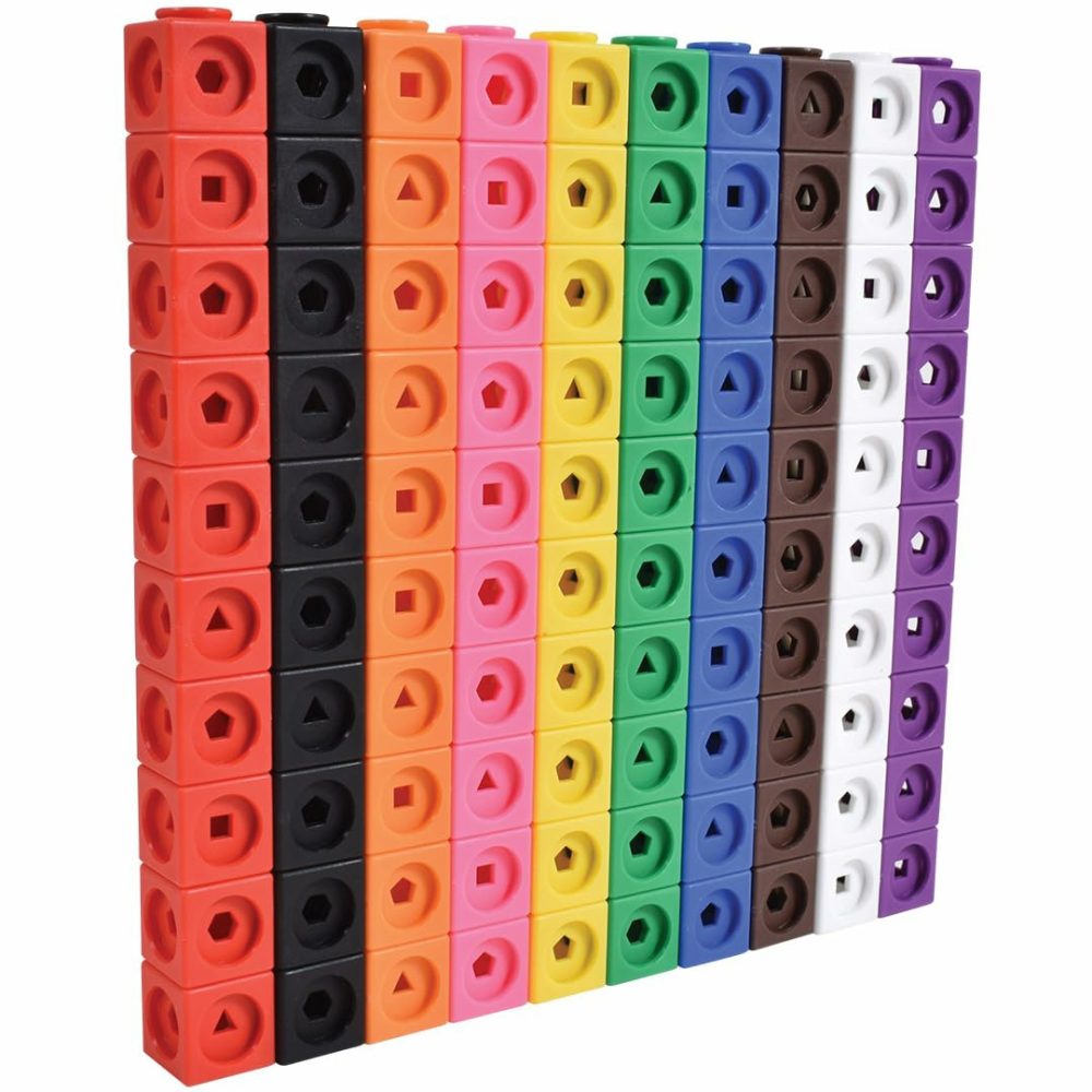 Math Cubes – Set Of 100 – Math Manipulatives – Classroom Learning Supplies  Homeschool Supplies  Preschool Learning  Counting Toys  Linking Cubes  Math Linking Cubes  |  Sorting & Stacking Toys All Toys Sorting & Stacking Toys