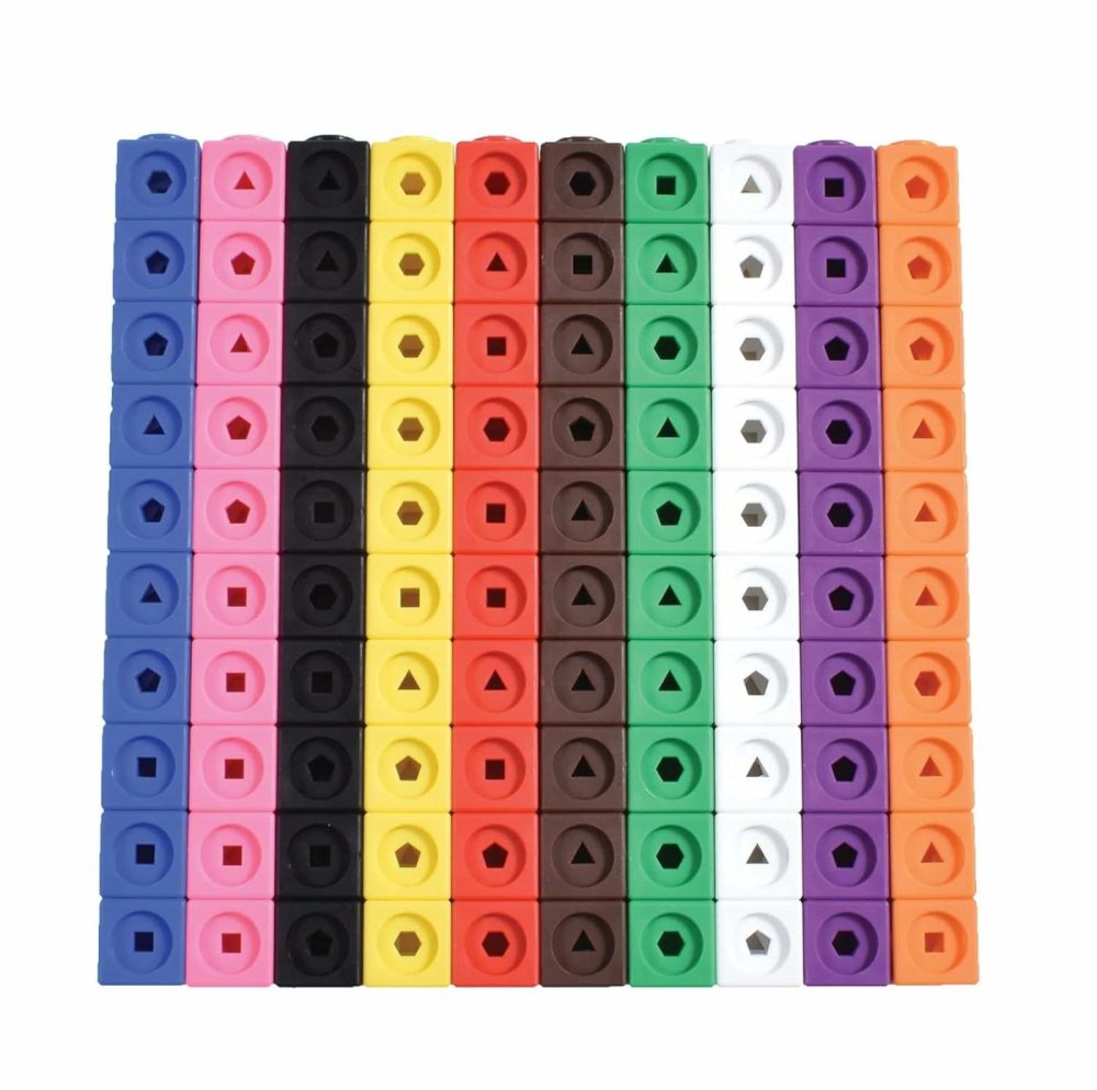 Math Cubes – Set Of 100 – Math Manipulatives – Classroom Learning Supplies  Homeschool Supplies  Preschool Learning  Counting Toys  Linking Cubes  Math Linking Cubes  |  Sorting & Stacking Toys All Toys Sorting & Stacking Toys