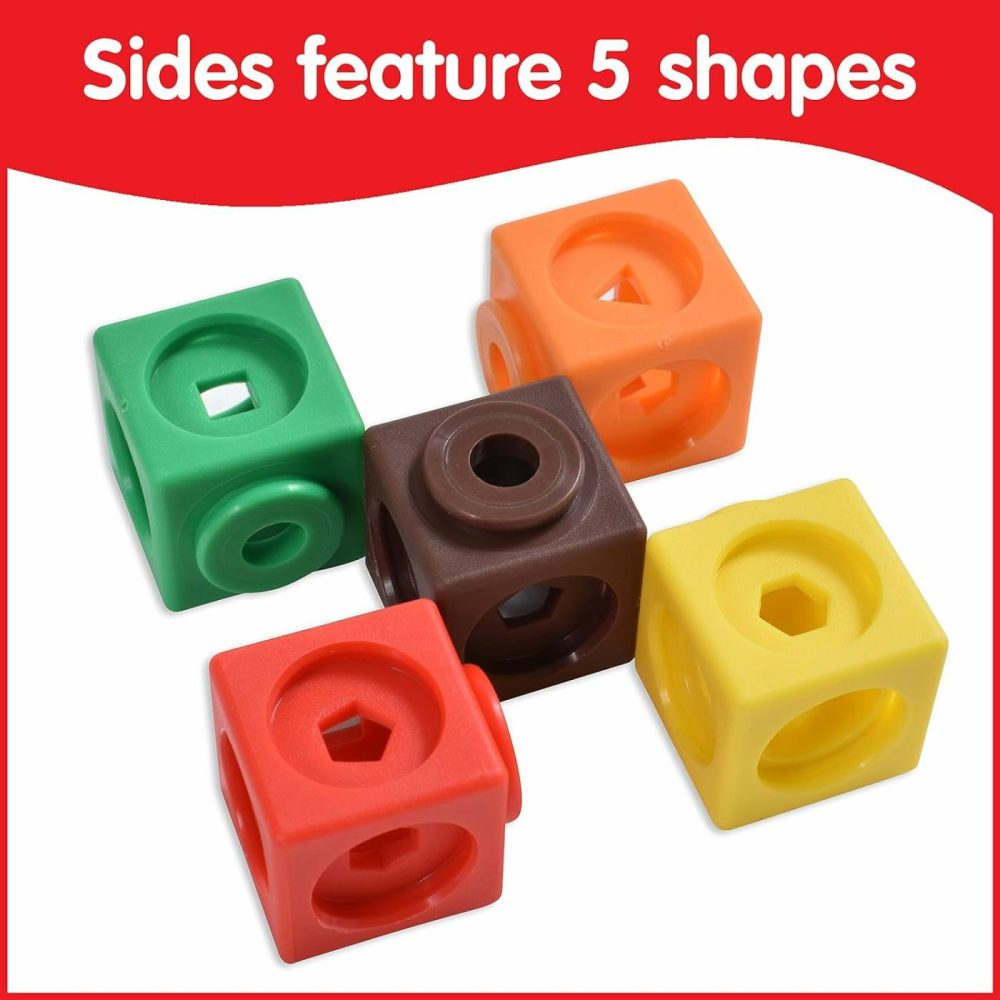 Math Cubes – Set Of 100 – Math Manipulatives – Classroom Learning Supplies  Homeschool Supplies  Preschool Learning  Counting Toys  Linking Cubes  Math Linking Cubes  |  Sorting & Stacking Toys All Toys Sorting & Stacking Toys