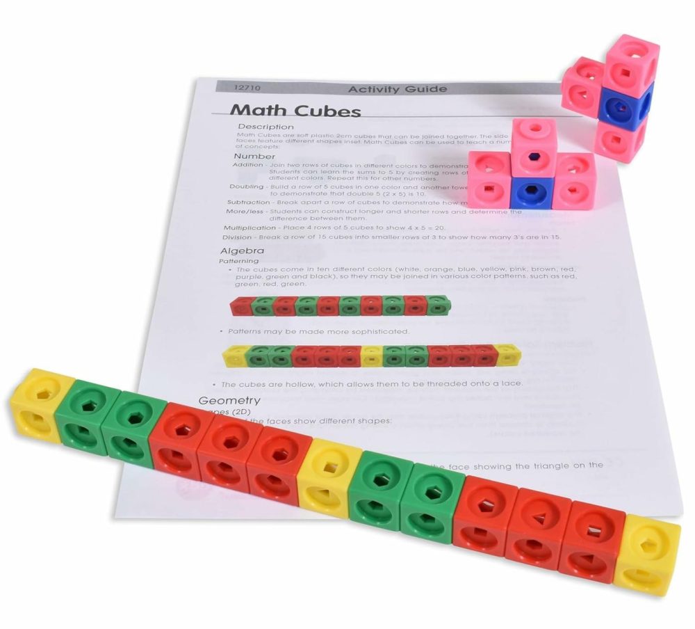 Math Cubes – Set Of 100 – Math Manipulatives – Classroom Learning Supplies  Homeschool Supplies  Preschool Learning  Counting Toys  Linking Cubes  Math Linking Cubes  |  Sorting & Stacking Toys All Toys Sorting & Stacking Toys